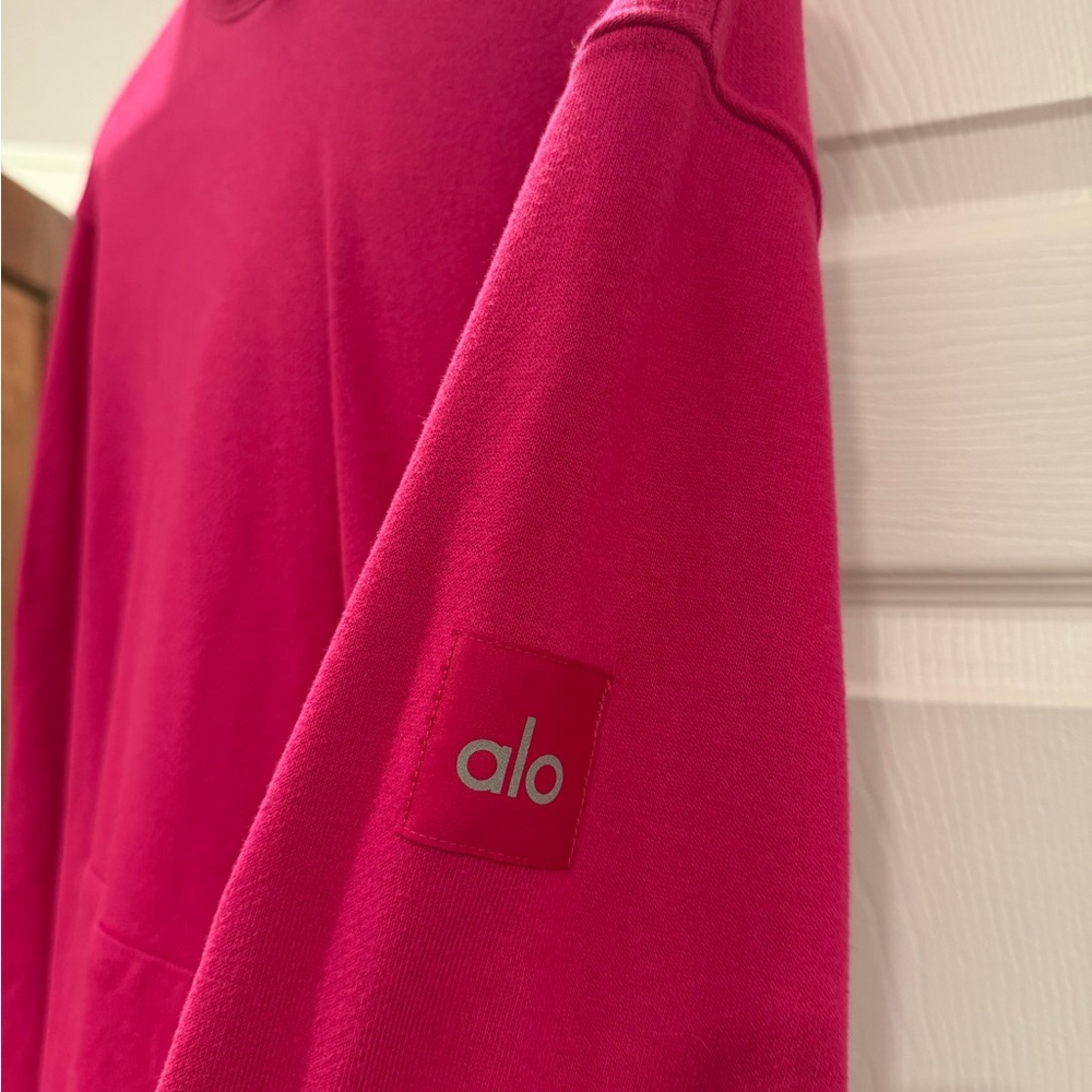 ALO Yoga Magenta Crush Hoodie - Picture 4 of 5